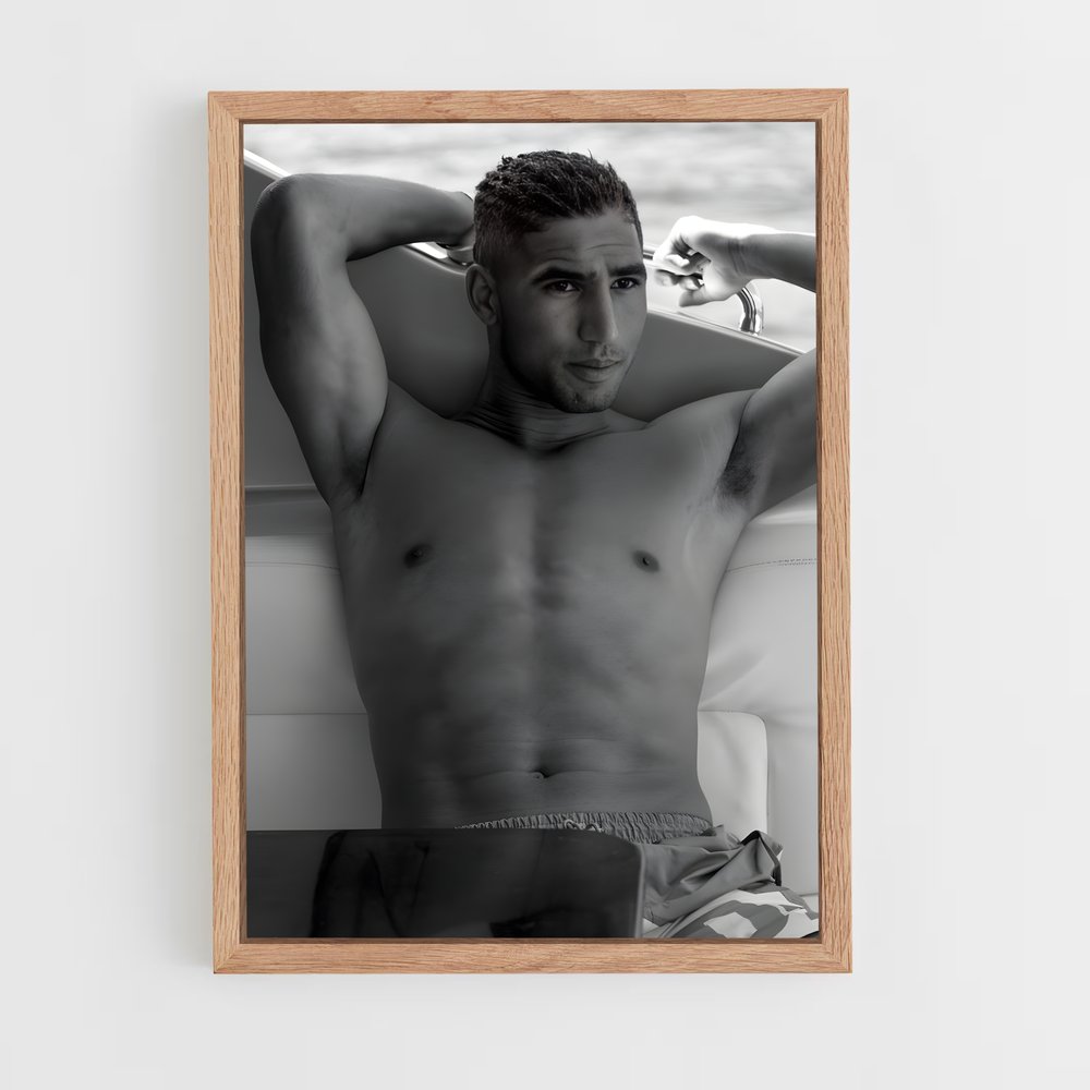 ap-achraf hakimi-6 cadre Bois clair