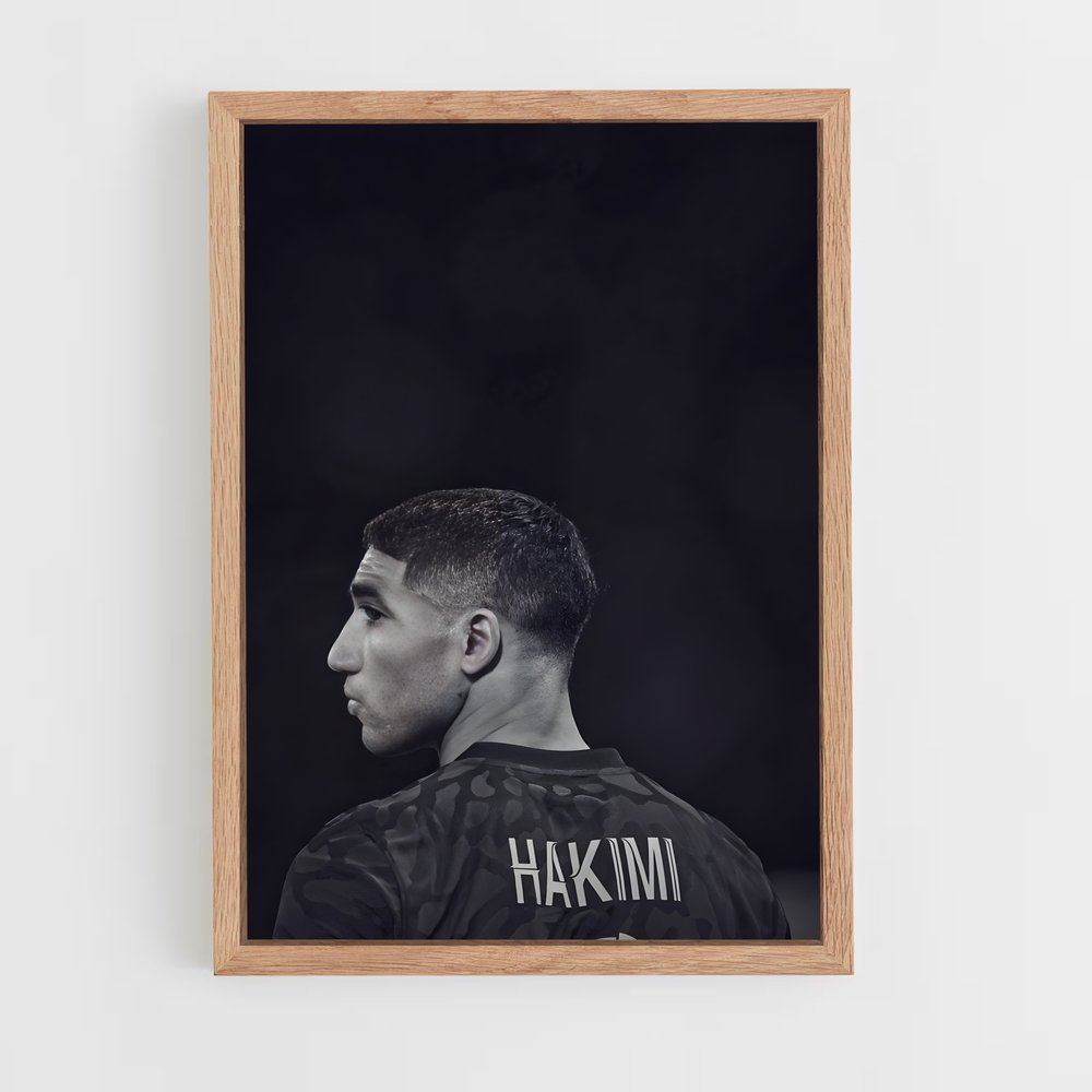 ap-achraf hakimi-7 cadre Bois clair