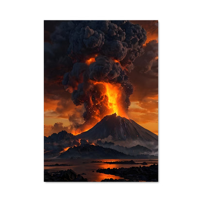 Poster Éruption Éclatante