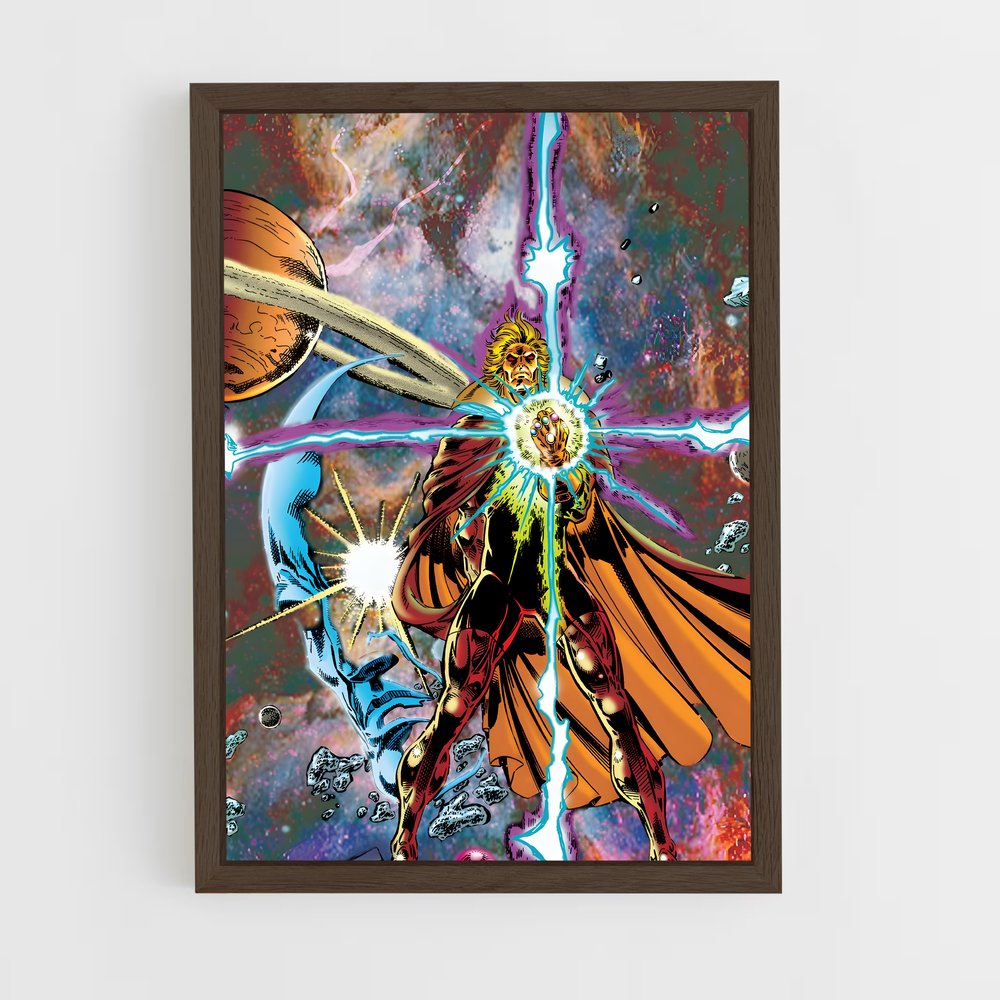 ap-adam warlock-3 cadre Bois foncé