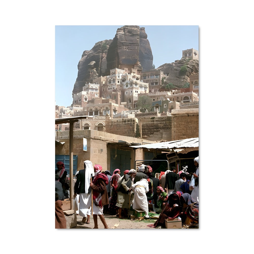 Poster Marché Animé