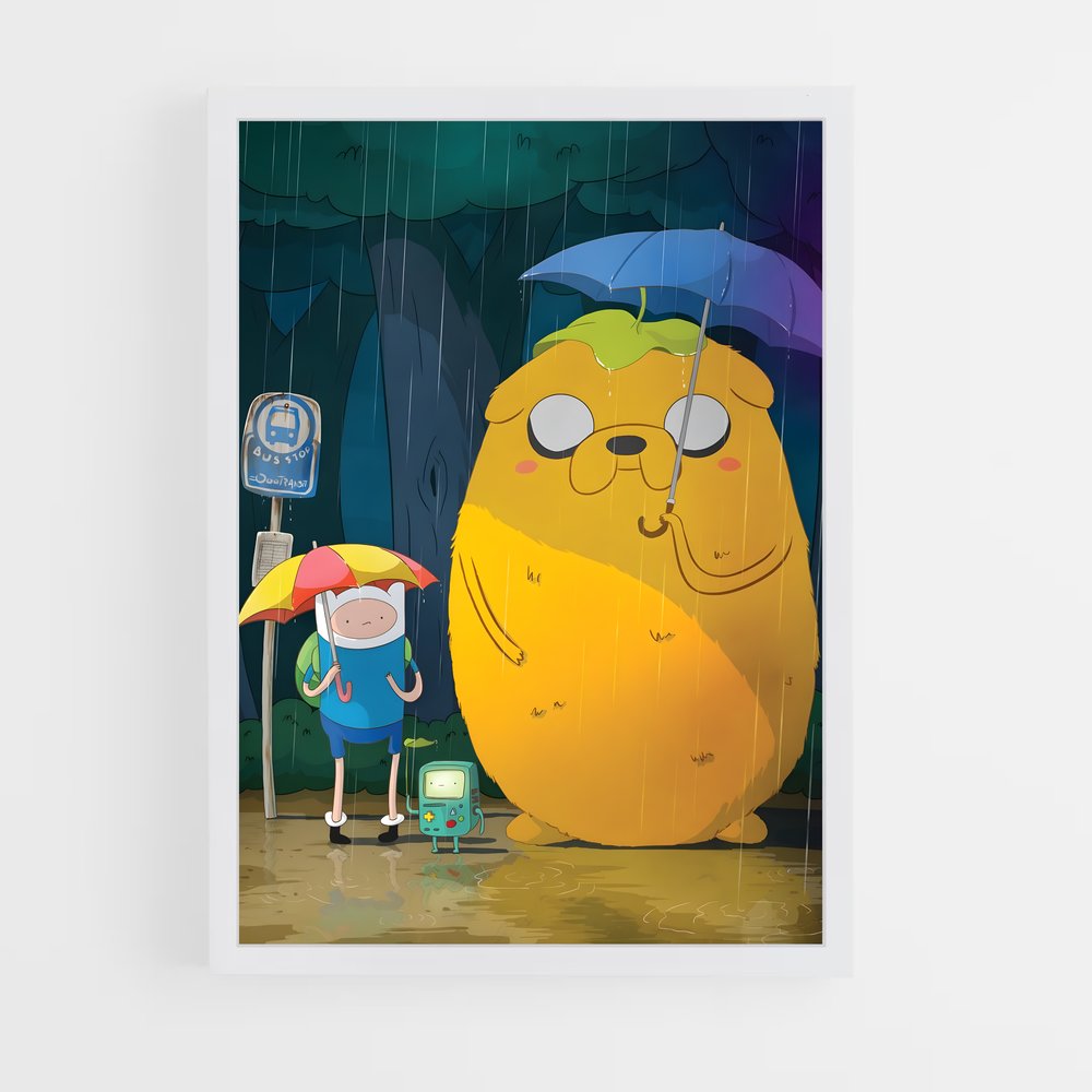 ap-adventure time-5 cadre Blanc