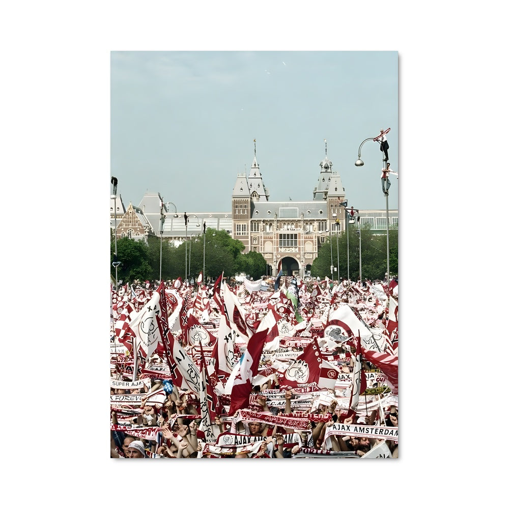 Poster Ferveur Rouge et Blanc