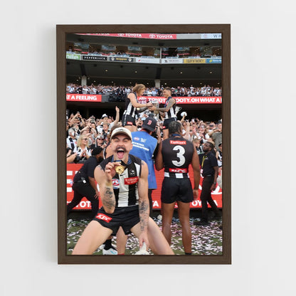 ap-afl grand final-5 cadre Bois foncé