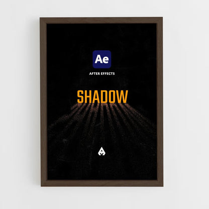 ap-after effects-1 cadre Bois foncé
