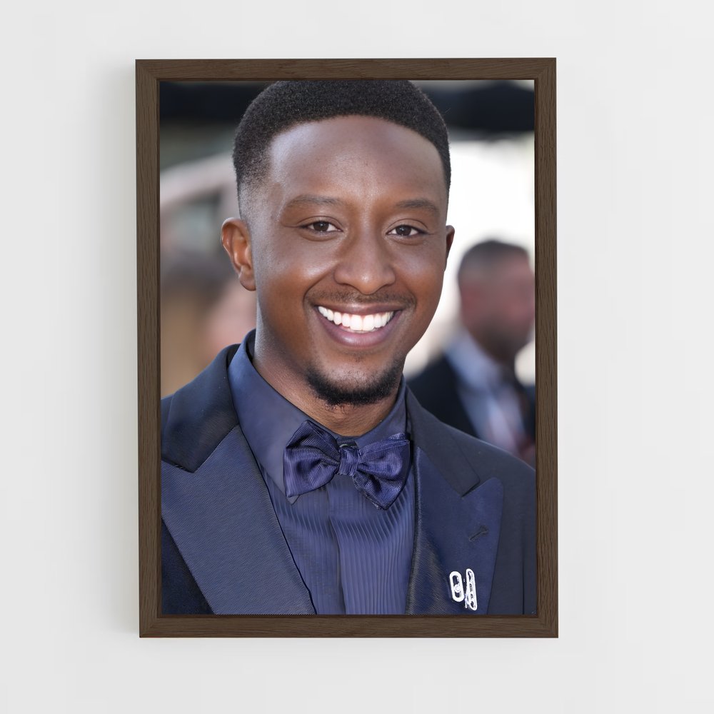 ap-ahmed sylla-1 cadre Bois foncé