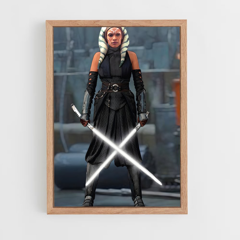 ap-ahsoka tano-8 cadre Bois clair