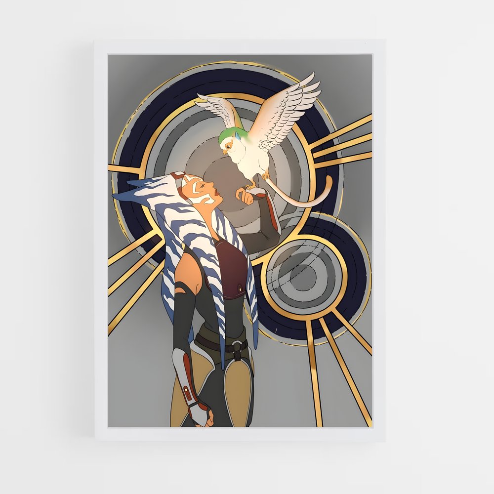 ap-ahsoka tano-9 cadre Blanc