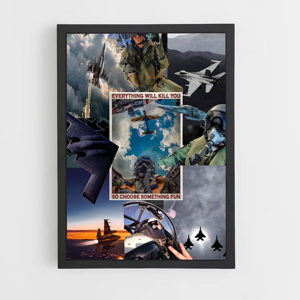 ap-air force pilot-5 cadre Noir