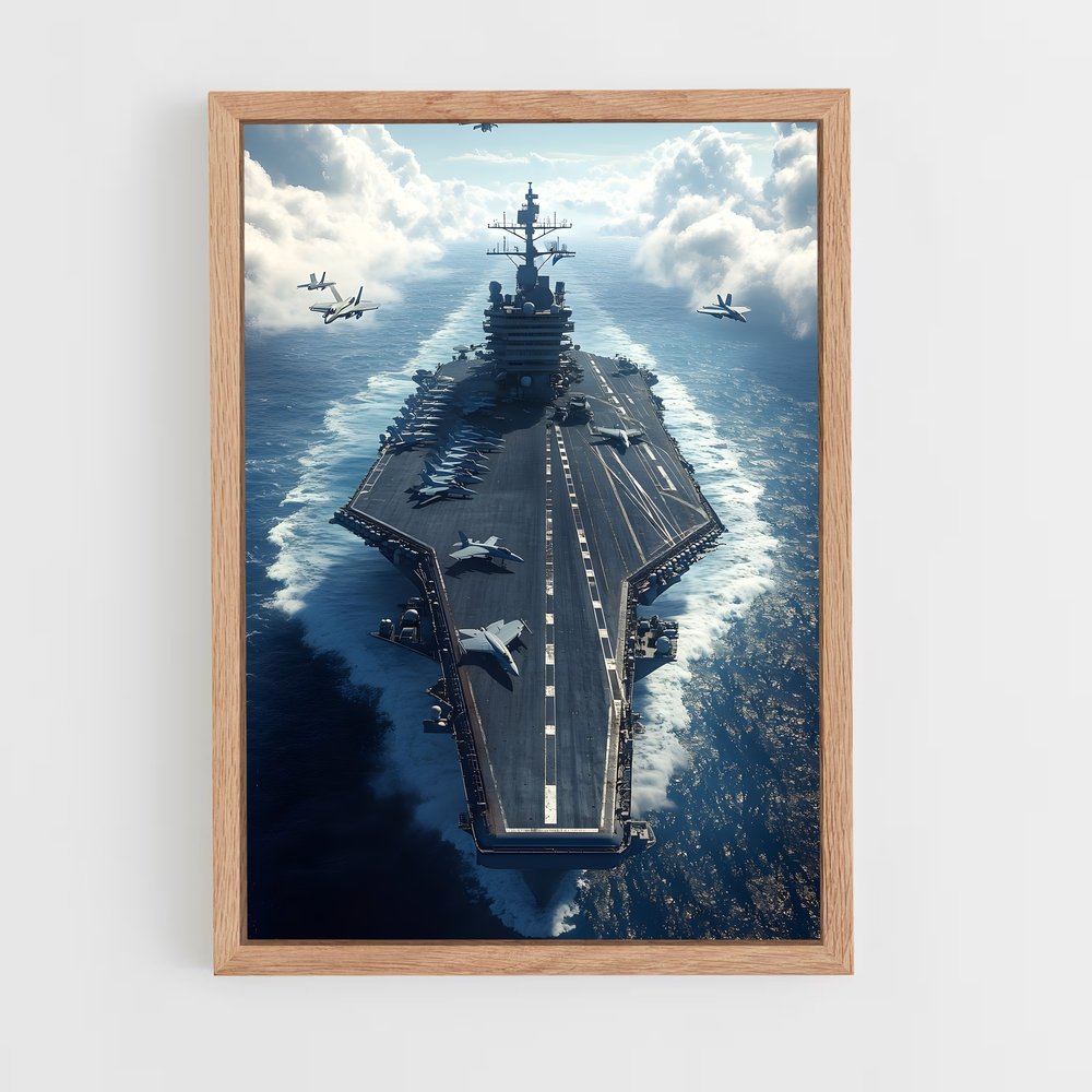 ap-aircraft carriers-7 cadre Bois clair