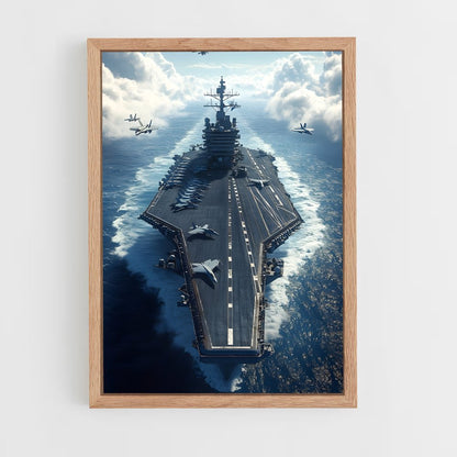 ap-aircraft carriers-7 cadre Bois clair