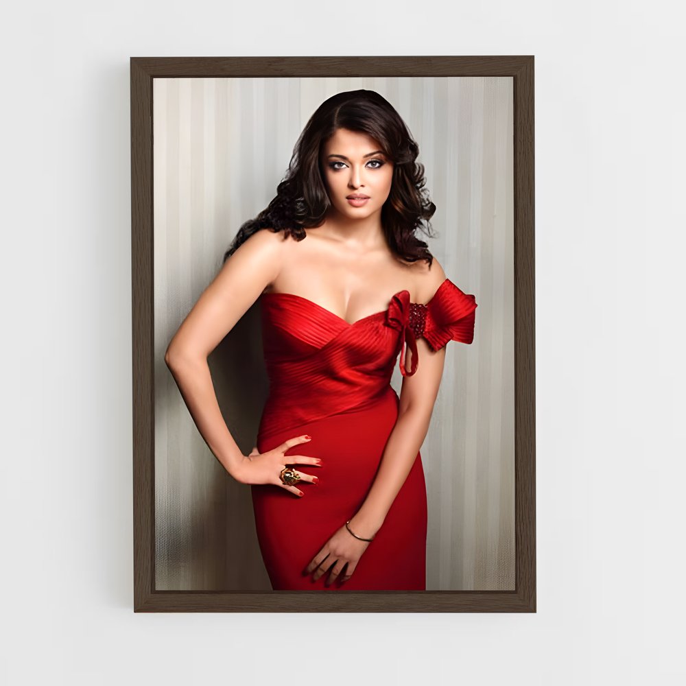 ap-aishwarya rai-2 cadre Bois foncé