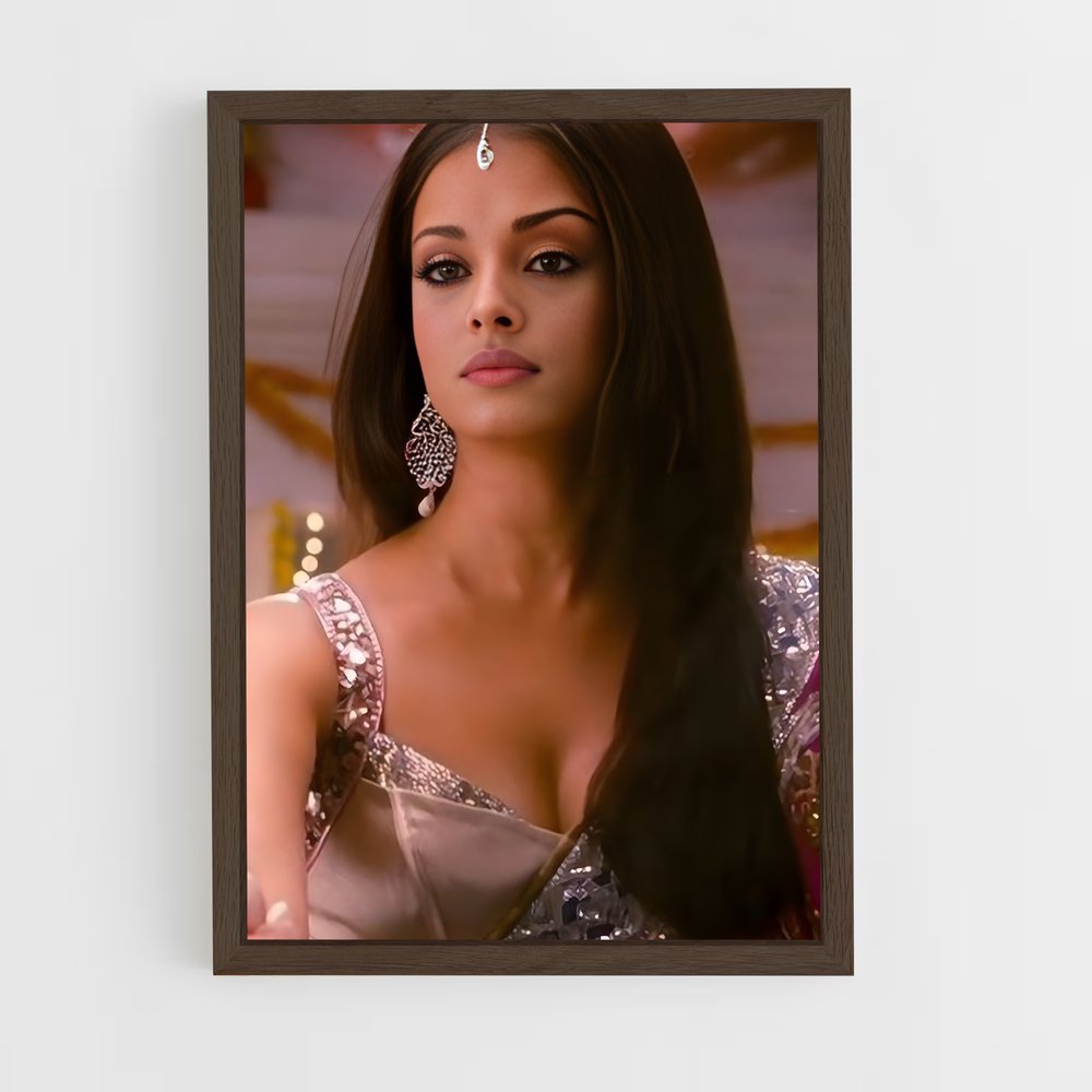 ap-aishwarya rai-7 cadre Bois foncé
