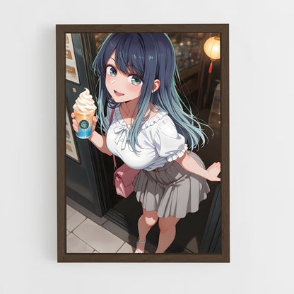 ap-akane kurokawa-5 cadre Bois foncé
