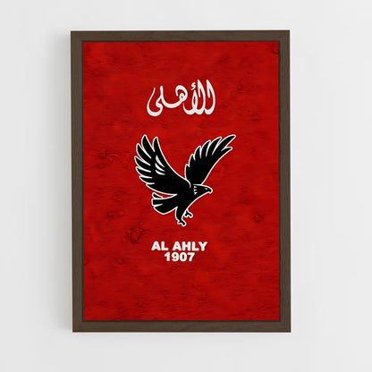 ap-al ahly sc-8 cadre Bois foncé