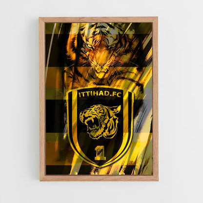 ap-al ittihad fc-2 cadre Bois clair