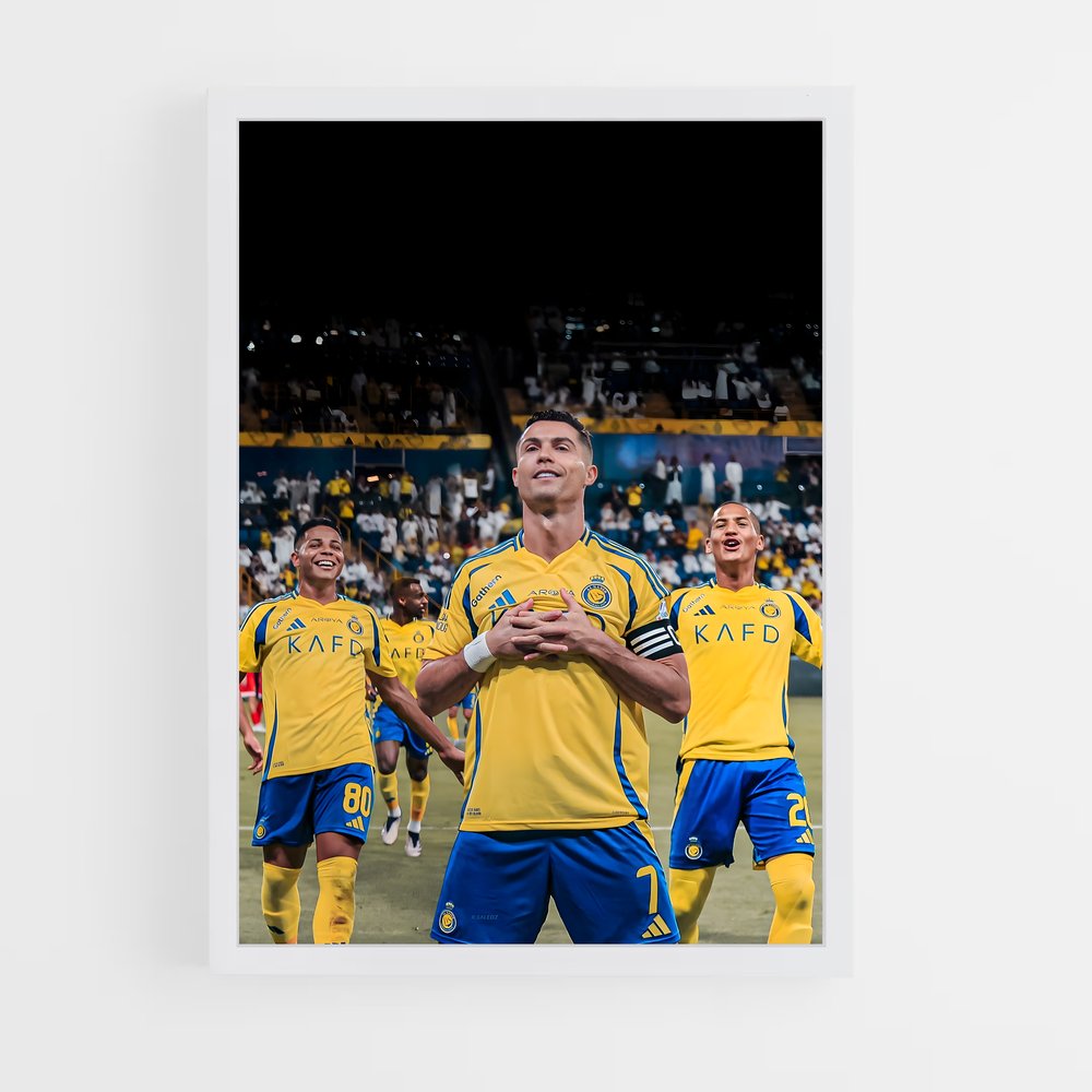 ap-al nassr fc-14 cadre Blanc