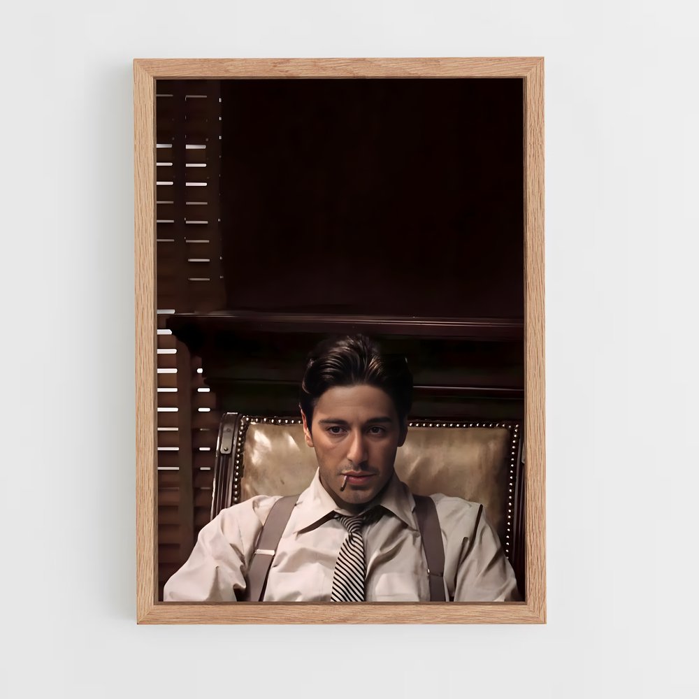 ap-al pacino-12 cadre Bois clair