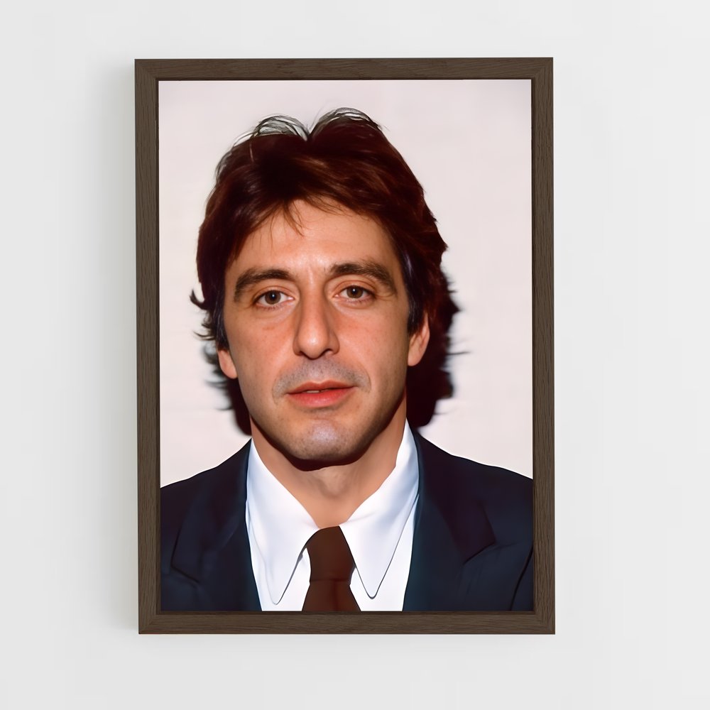 ap-al pacino-3 cadre Bois foncé