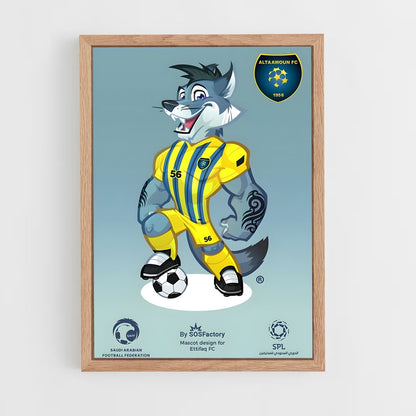 ap-al taawoun fc-2 cadre Bois clair