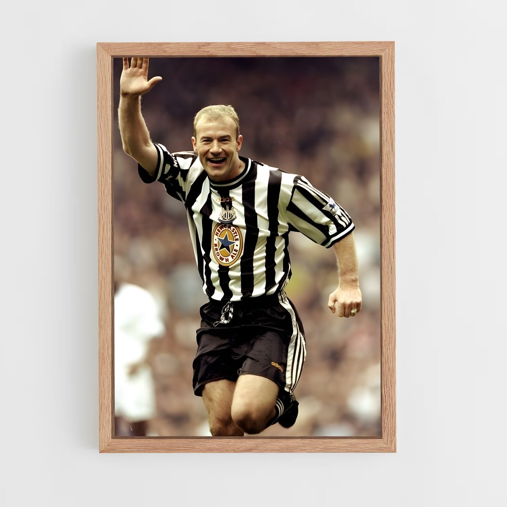 ap-alan shearer-1 cadre Bois clair