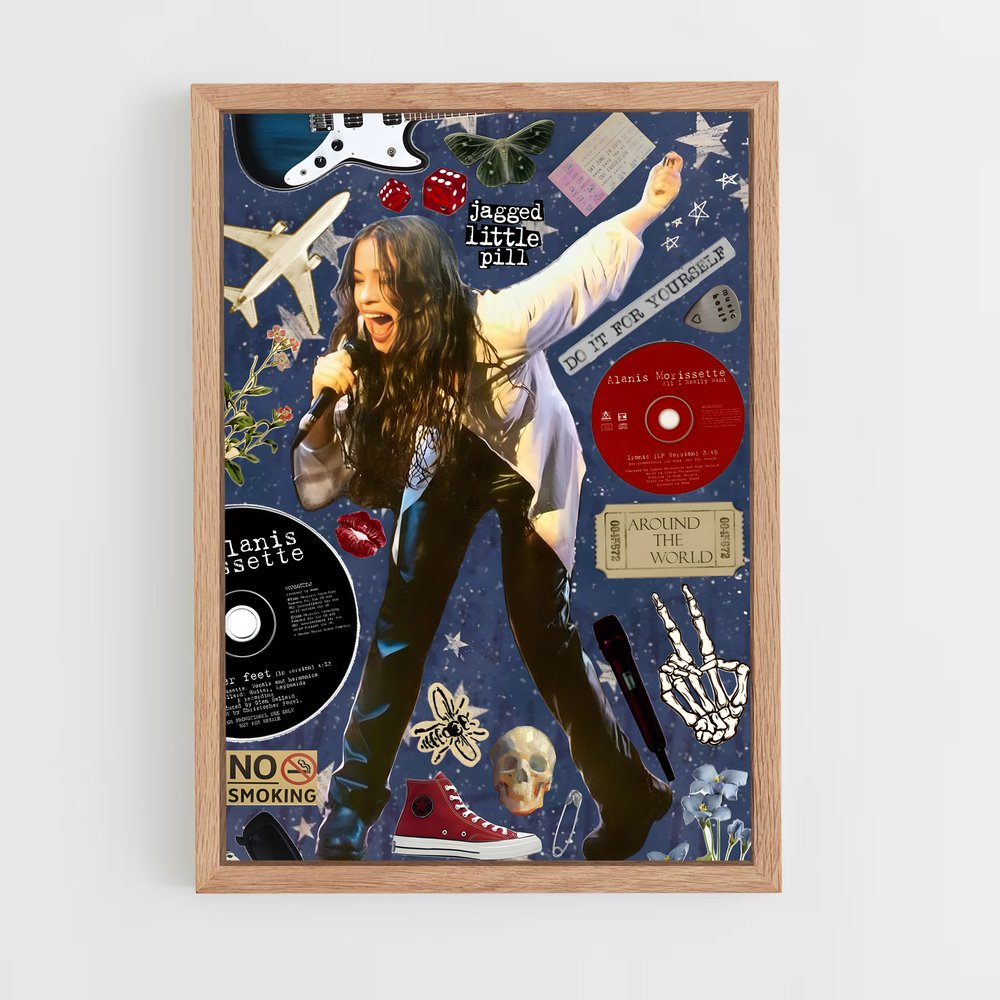 ap-alanis morissette-1 cadre Bois clair