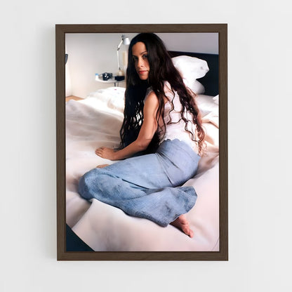 ap-alanis morissette-6 cadre Bois foncé
