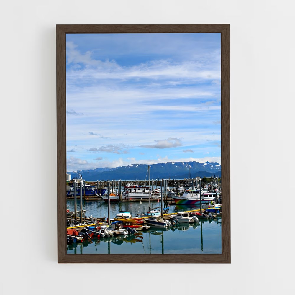 ap-alaska-3 cadre Bois foncé