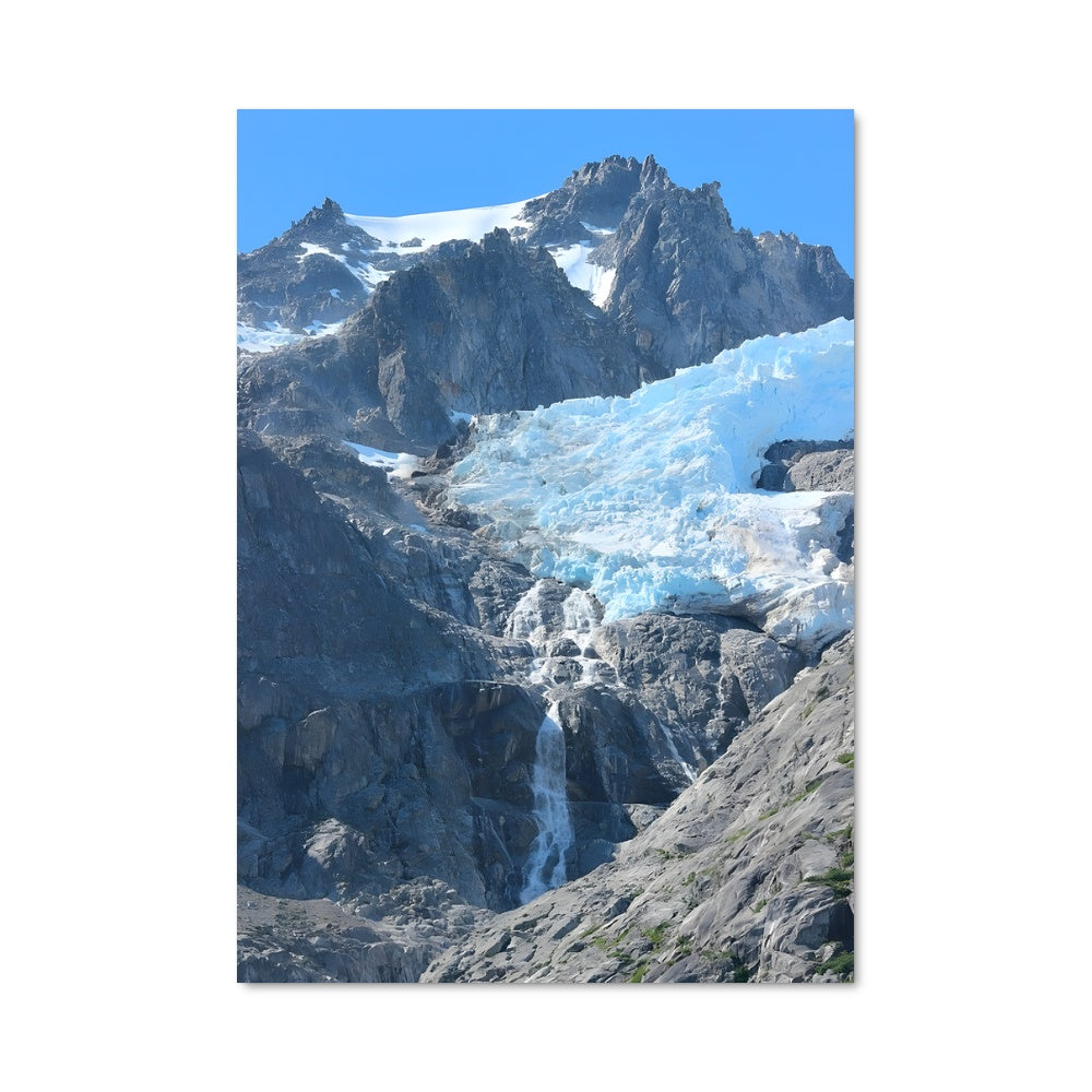 Poster Glacier Azur