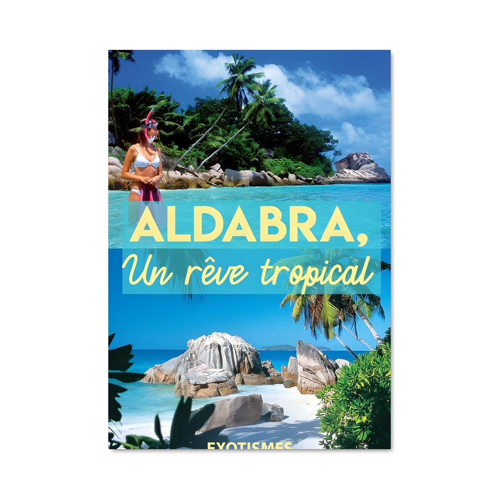 Poster Plage d'Aldabra