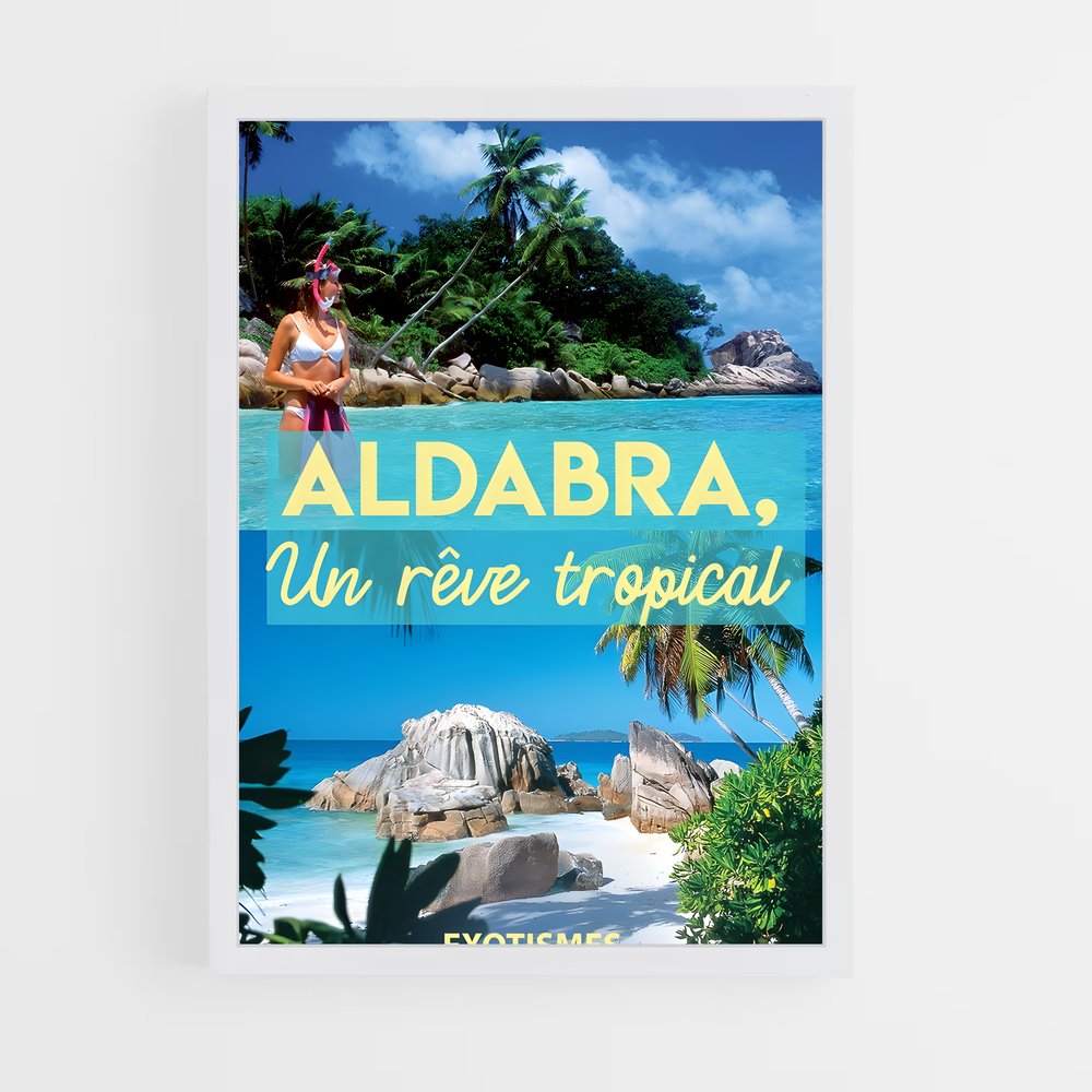 ap-aldabra atoll-2 cadre Blanc