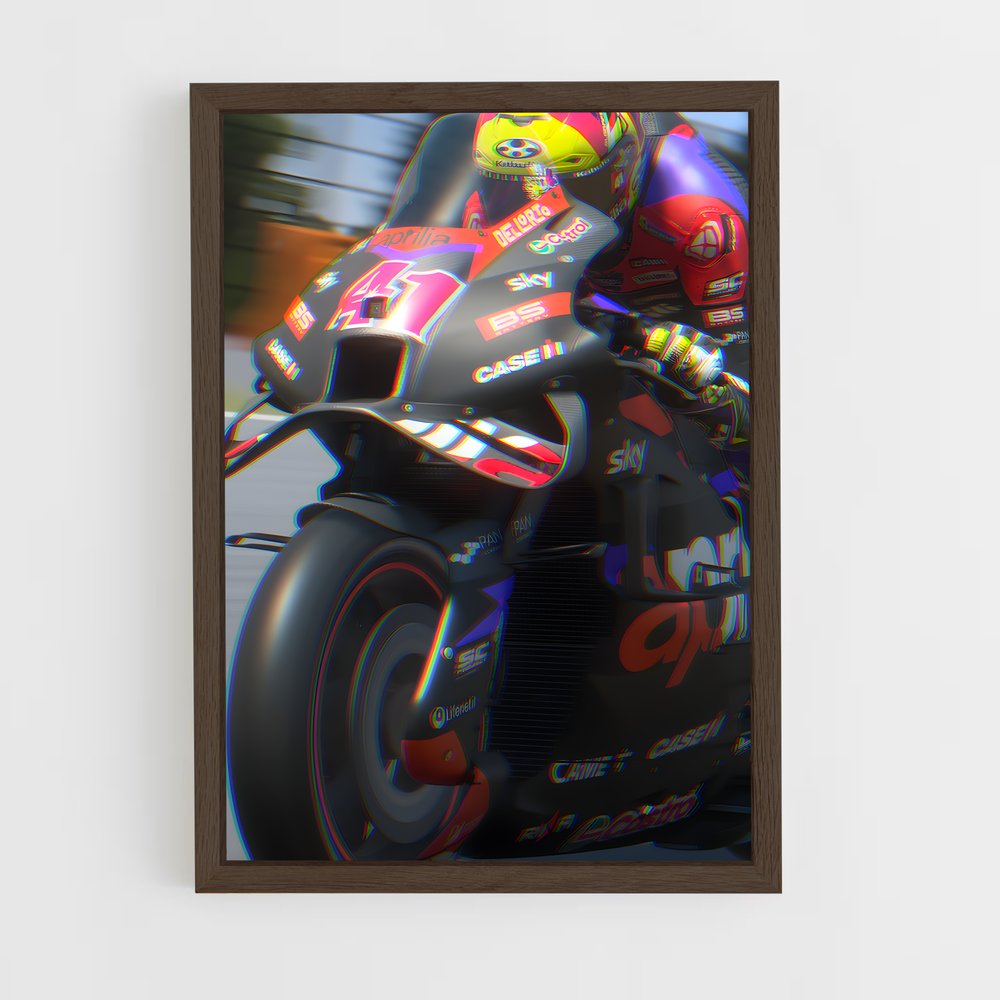 ap-aleix espargaro-6 cadre Bois foncé
