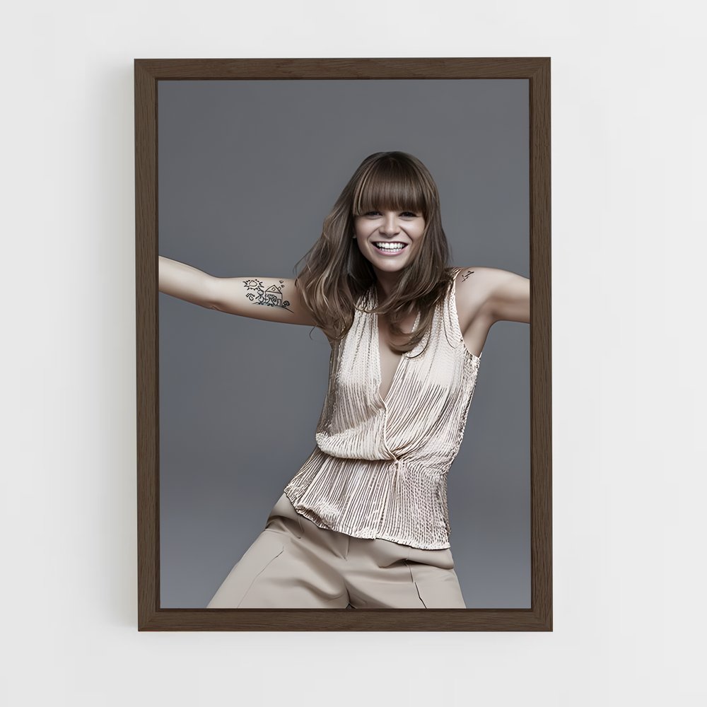 ap-alessandra amoroso-7 cadre Bois foncé