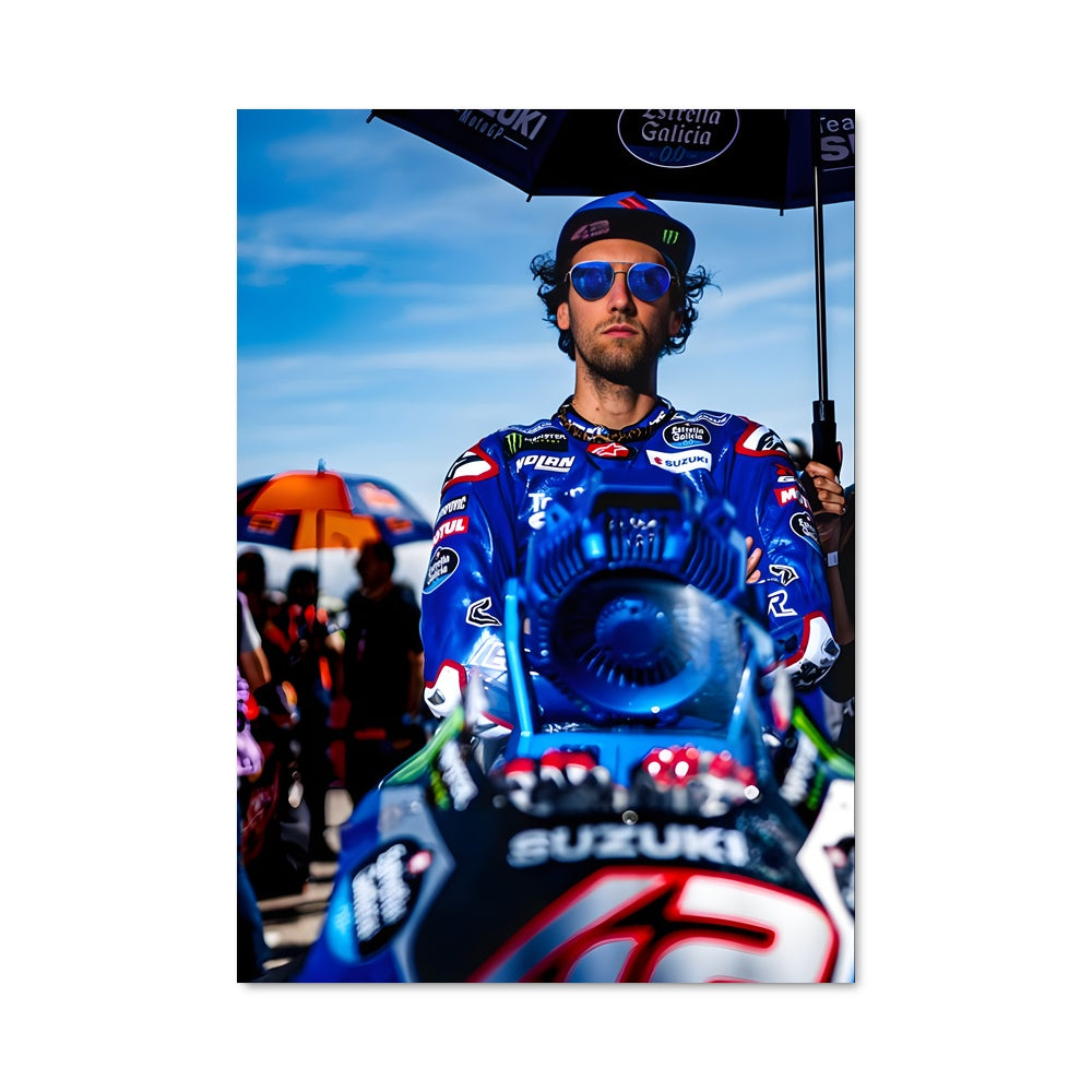 Poster L'Homme à la Moto