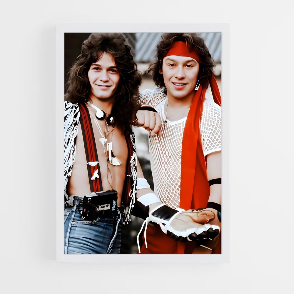 ap-alex van halen-4 cadre Blanc