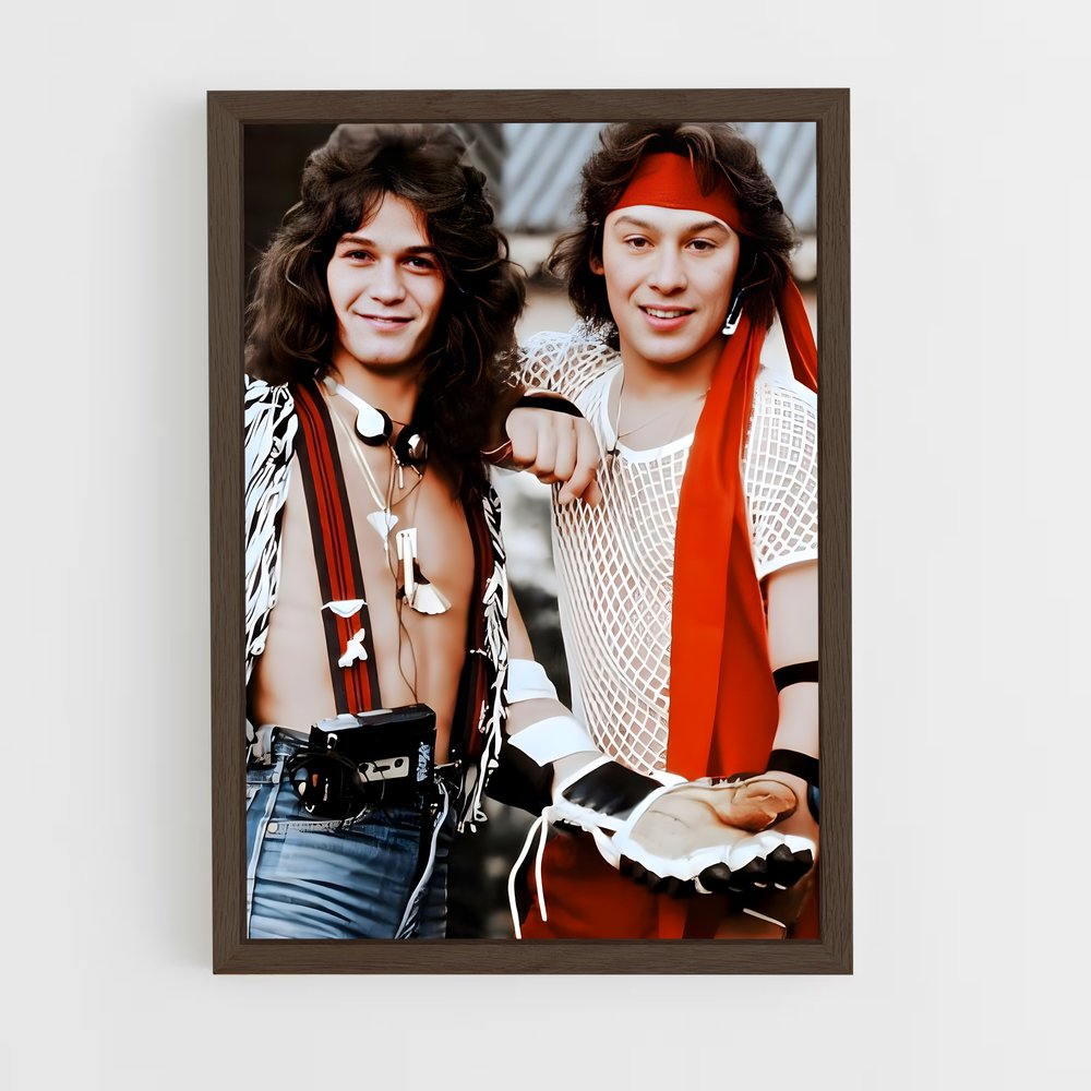 ap-alex van halen-4 cadre Bois foncé