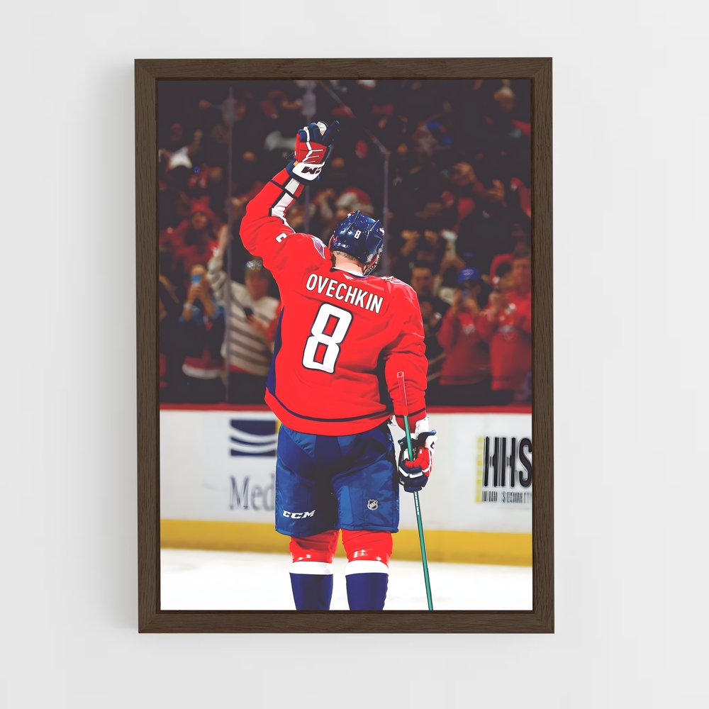 ap-alexander ovechkin-4 cadre Bois foncé