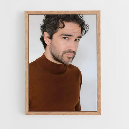 ap-alfonso herrera-1 cadre Bois clair
