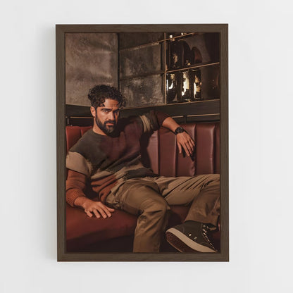 ap-alfonso herrera-8 cadre Bois foncé