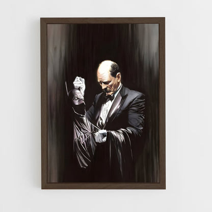 ap-alfred pennyworth-3 cadre Bois foncé