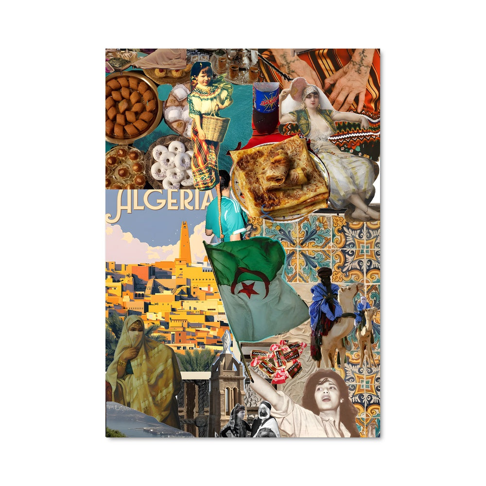 Poster Collage Algérien
