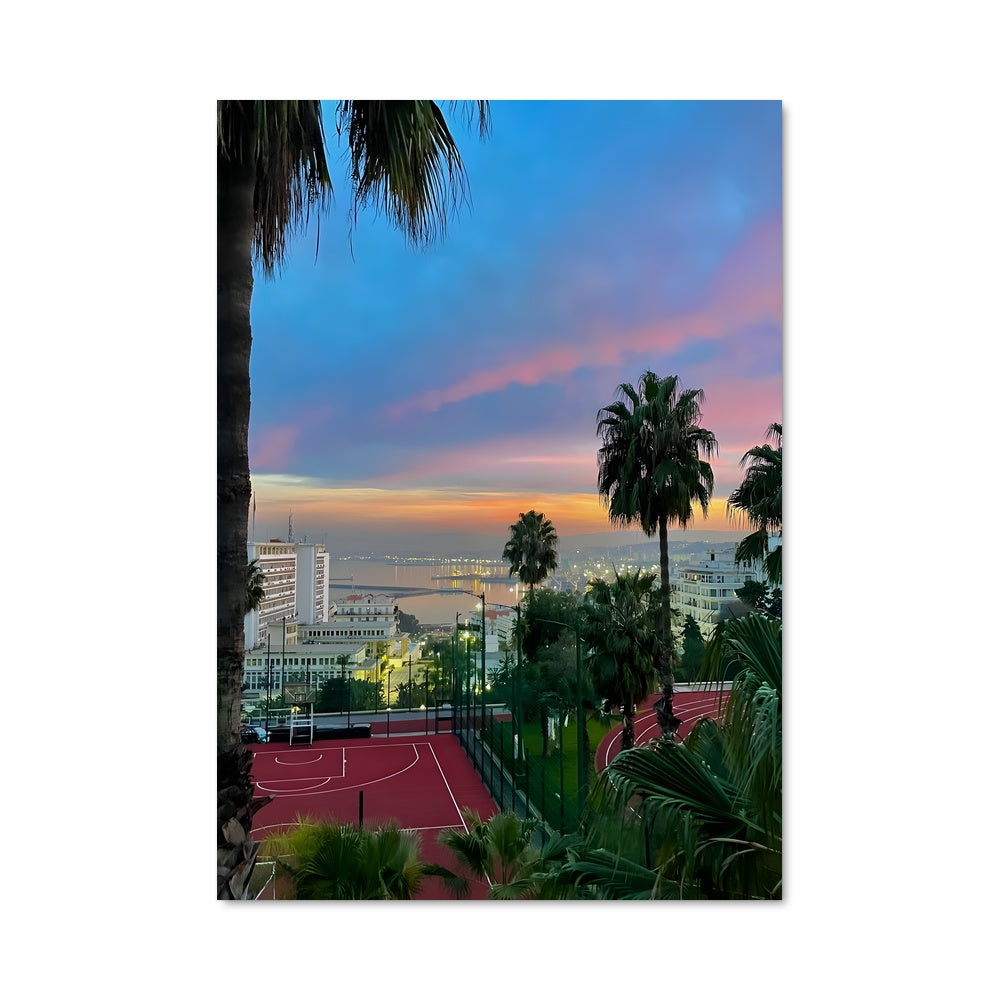 Poster Sunset Tennis Club