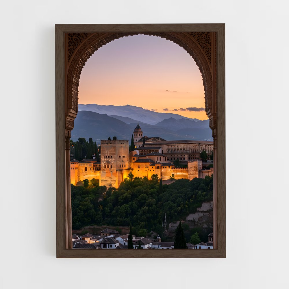 ap-alhambra-1 cadre Bois foncé