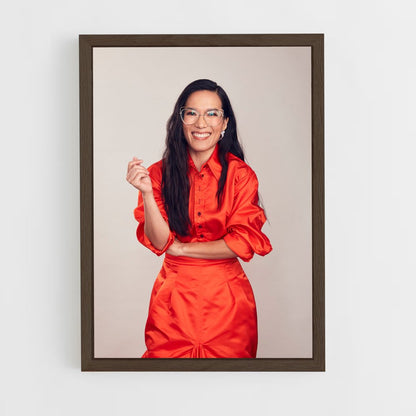 ap-ali wong-6 cadre Bois foncé
