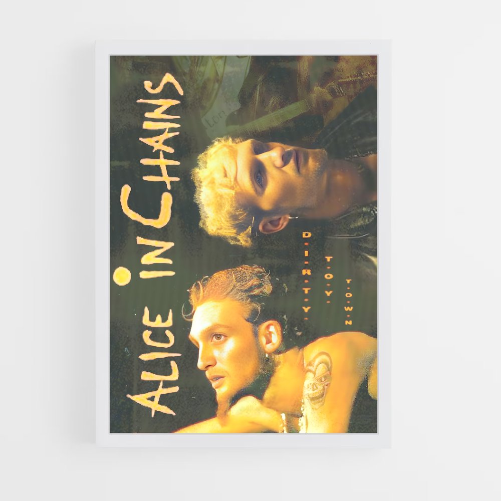 ap-alice in chains-2 cadre Blanc