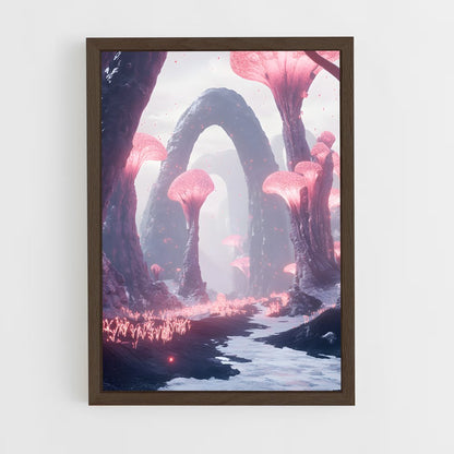 ap-alien landscape-1 cadre Bois foncé
