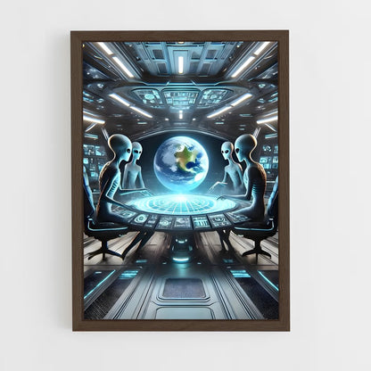 ap-alien technology-9 cadre Bois foncé