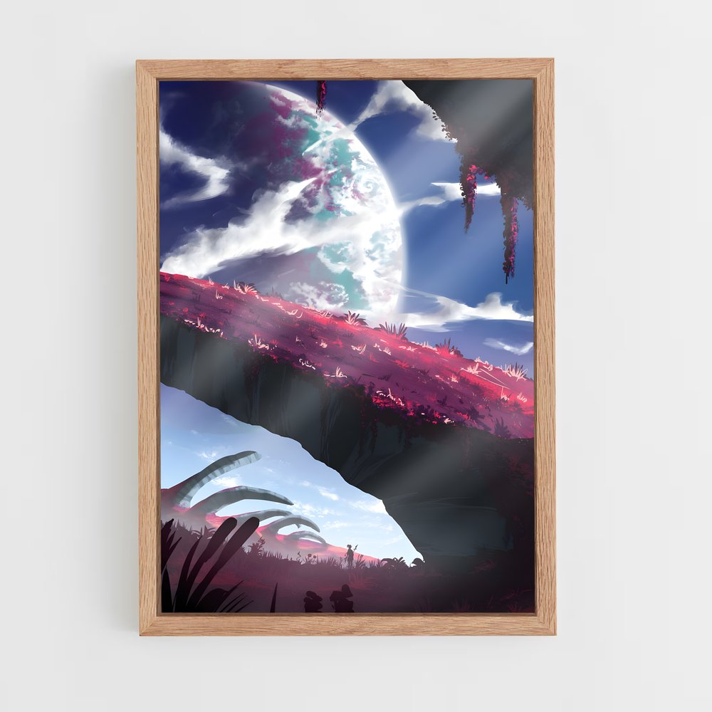 ap-alien worlds-10 cadre Bois clair