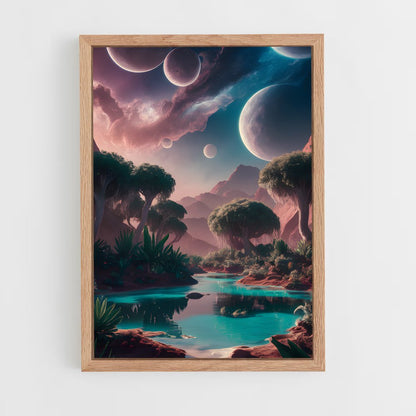ap-alien worlds-6 cadre Bois clair