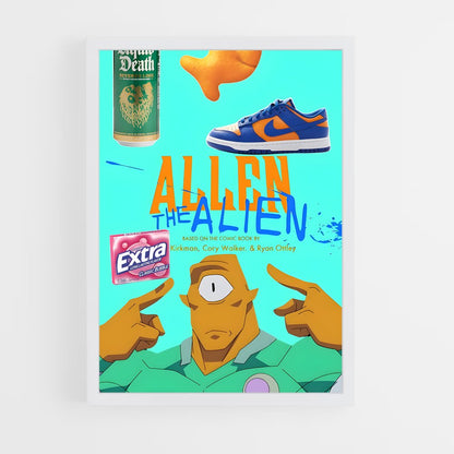 ap-allen the alien-3 cadre Blanc